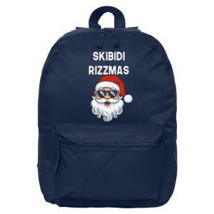 Skibid.I Rizzmas Christmas Santa Claus Merry Rizz Mas Sigmas 16 in Basic Backpack