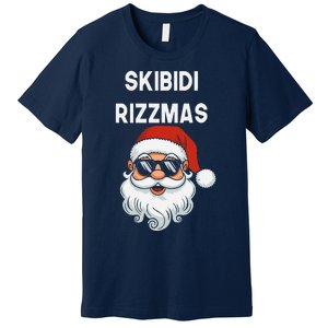 Skibid.I Rizzmas Christmas Santa Claus Merry Rizz Mas Sigmas Premium T-Shirt