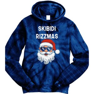 Skibid.I Rizzmas Christmas Santa Claus Merry Rizz Mas Sigmas Tie Dye Hoodie