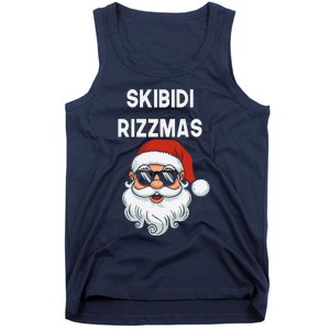 Skibid.I Rizzmas Christmas Santa Claus Merry Rizz Mas Sigmas Tank Top