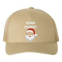 Skibid.I Rizzmas Christmas Santa Claus Merry Rizz Mas Sigmas Yupoong Adult 5-Panel Trucker Hat