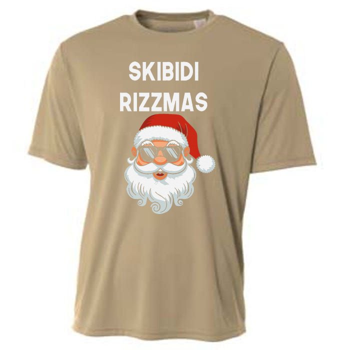 Skibid.I Rizzmas Christmas Santa Claus Merry Rizz Mas Sigmas Cooling Performance Crew T-Shirt