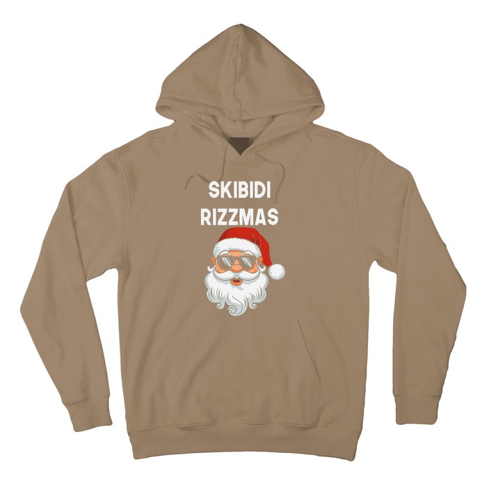 Skibid.I Rizzmas Christmas Santa Claus Merry Rizz Mas Sigmas Hoodie