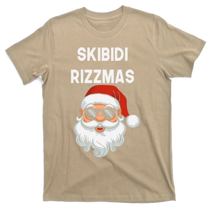 Skibid.I Rizzmas Christmas Santa Claus Merry Rizz Mas Sigmas T-Shirt