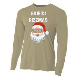 Skibid.I Rizzmas Christmas Santa Claus Merry Rizz Mas Sigmas Cooling Performance Long Sleeve Crew