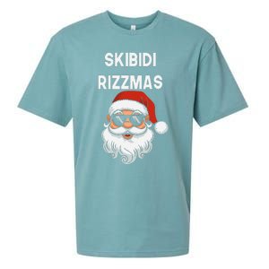 Skibid.I Rizzmas Christmas Santa Claus Merry Rizz Mas Sigmas Sueded Cloud Jersey T-Shirt