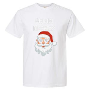 Skibid.I Rizzmas Christmas Santa Claus Merry Rizz Mas Sigmas Garment-Dyed Heavyweight T-Shirt