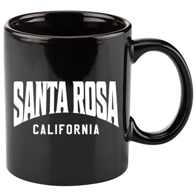 Santa Rosa California Meaningful Gift 11oz C Handle Ceramic Mug