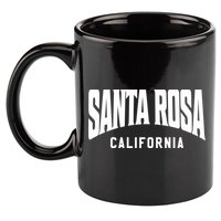 Santa Rosa California Meaningful Gift 11oz C Handle Ceramic Mug