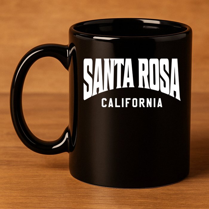 Santa Rosa California Meaningful Gift 11oz C Handle Ceramic Mug