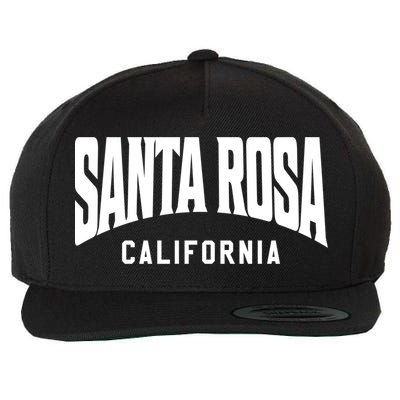 Santa Rosa California Meaningful Gift Wool Snapback Cap