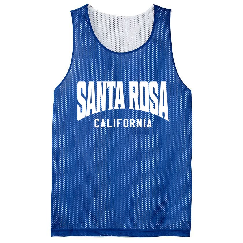 Santa Rosa California Meaningful Gift Mesh Reversible Basketball Jersey Tank