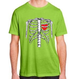 Skeleton Rib Cage Heart Xray Halloween Easy Costume Adult ChromaSoft Performance T-Shirt