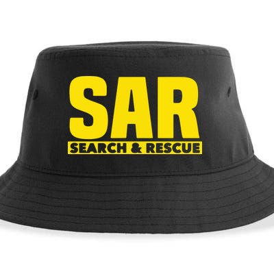 Search Rescue Crew SAR Emergency Response Team Sustainable Bucket Hat