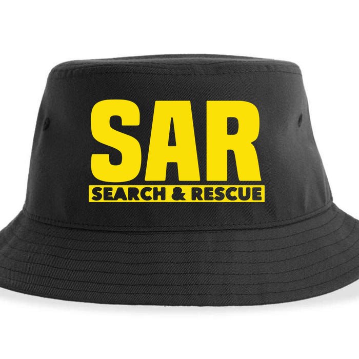 Search Rescue Crew SAR Emergency Response Team Sustainable Bucket Hat