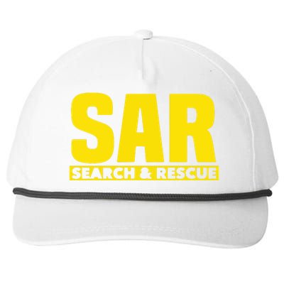 Search Rescue Crew SAR Emergency Response Team Snapback Five-Panel Rope Hat