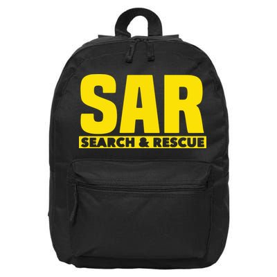 Search Rescue Crew SAR Emergency Response Team 16 in Basic Backpack