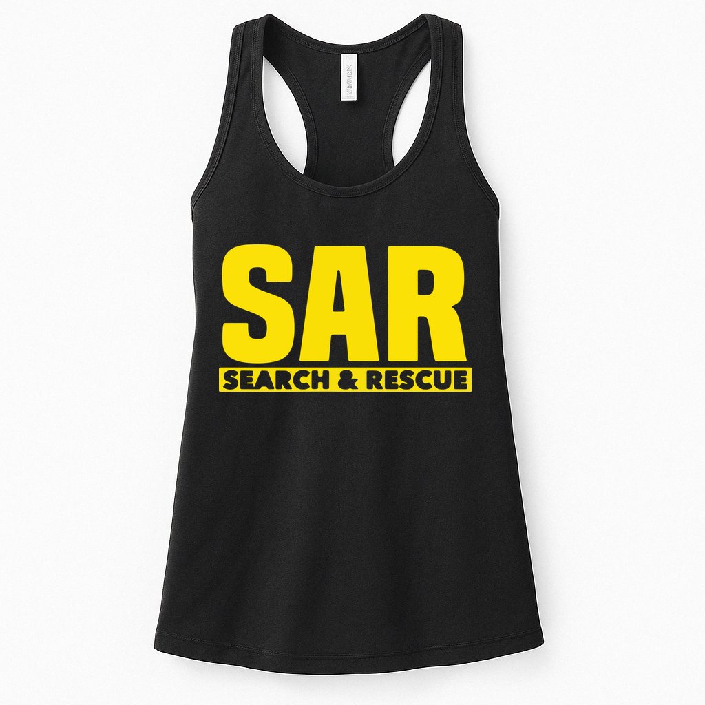 Search Rescue Crew SAR Emergency Response Team Womens Tank Top