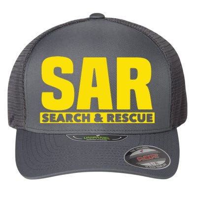 Search Rescue Crew SAR Emergency Response Team Flexfit Unipanel Trucker Cap