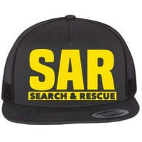 Search Rescue Crew SAR Emergency Response Team Flat Bill Trucker Hat