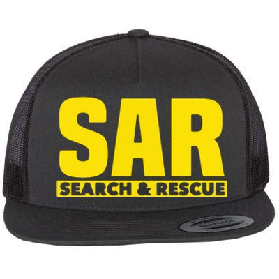 Search Rescue Crew SAR Emergency Response Team Flat Bill Trucker Hat