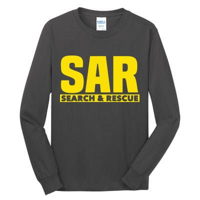 Search Rescue Crew SAR Emergency Response Team Tall Long Sleeve T-Shirt