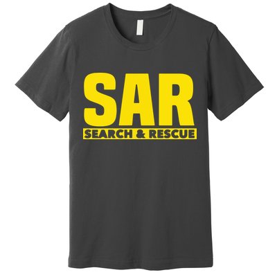 Search Rescue Crew SAR Emergency Response Team Premium T-Shirt