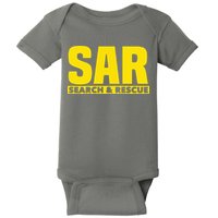 Search Rescue Crew SAR Emergency Response Team Baby Bodysuit