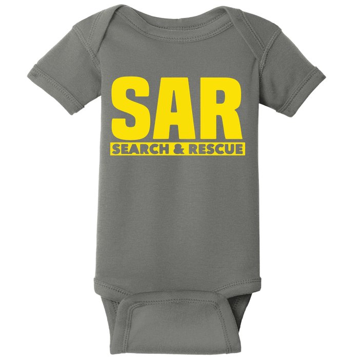 Search Rescue Crew SAR Emergency Response Team Baby Bodysuit