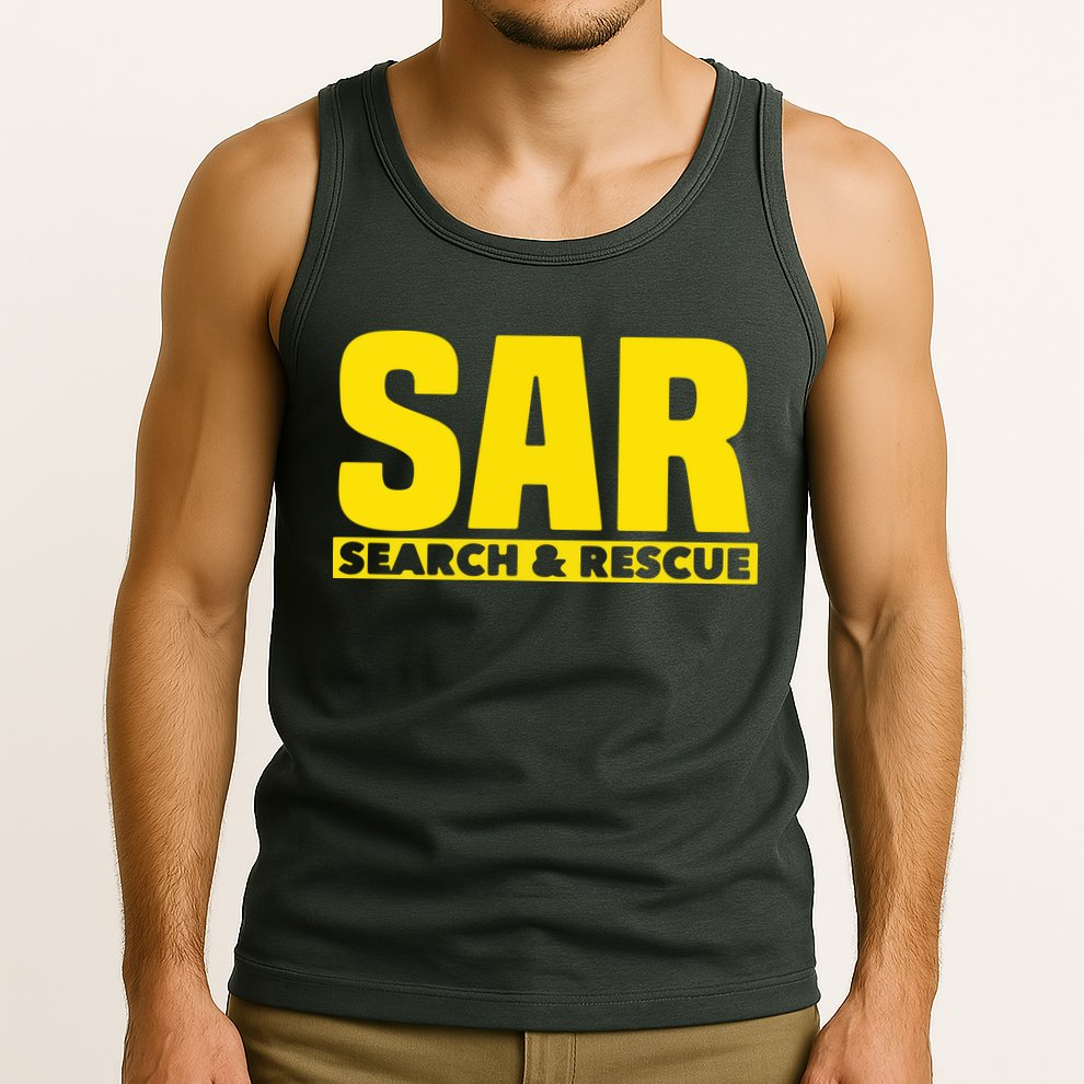 Search Rescue Crew SAR Emergency Response Team Tank Top