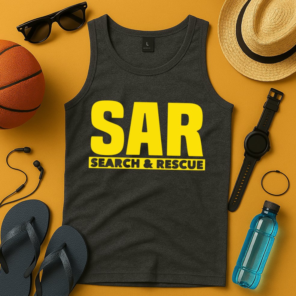 Search Rescue Crew SAR Emergency Response Team Tank Top