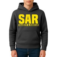 Search Rescue Crew SAR Emergency Response Team Kids Hoodie
