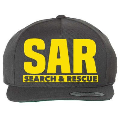 Search Rescue Crew SAR Emergency Response Team Wool Snapback Cap