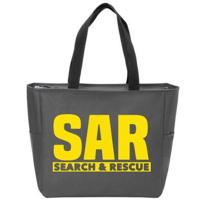 Search Rescue Crew SAR Emergency Response Team Zip Tote Bag
