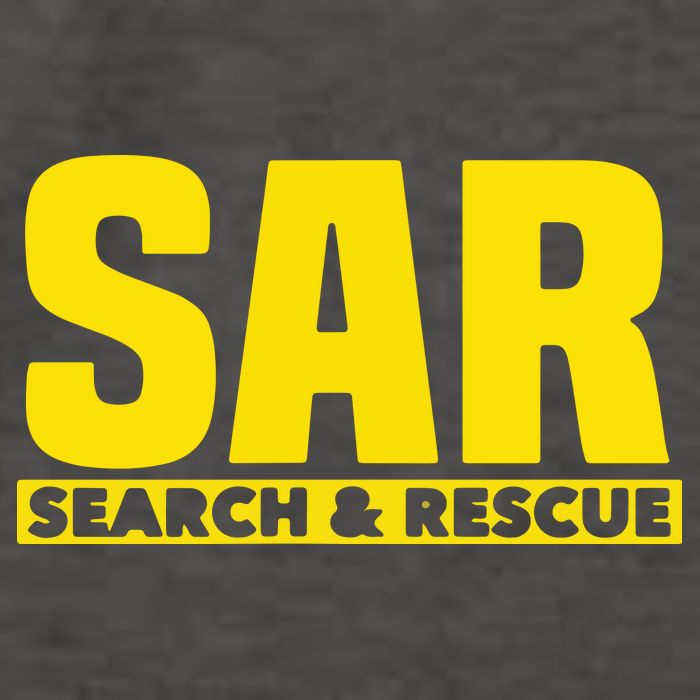 Search Rescue Crew SAR Emergency Response Team Vector Backpack