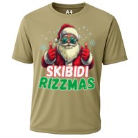Skibid.I Rizzmas Christmas Rizz Santa Claus Charisma Cooling Performance Crew T-Shirt