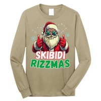 Skibid.I Rizzmas Christmas Rizz Santa Claus Charisma Long Sleeve Shirt