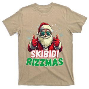 Skibid.I Rizzmas Christmas Rizz Santa Claus Charisma T-Shirt