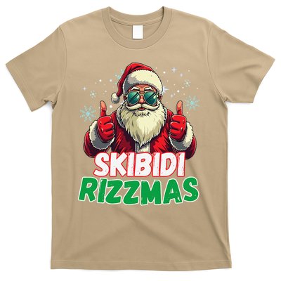 Skibid.I Rizzmas Christmas Rizz Santa Claus Charisma T-Shirt