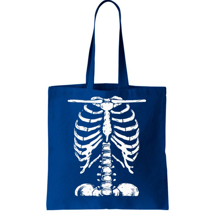 Skeleton Rib Cage Gifts Halloween Costume Skeleton Tote Bag