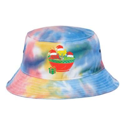 Santa Ra Cats Anime Christmas Xmas Girl Tie Dye Newport Bucket Hat