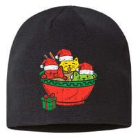 Santa Ra Cats Anime Christmas Xmas Girl Sustainable Beanie