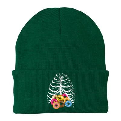 Skeleton Rib Cage Donuts Knit Cap Winter Beanie