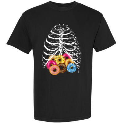 Skeleton Rib Cage Donuts Garment-Dyed Heavyweight T-Shirt