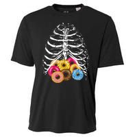 Skeleton Rib Cage Donuts Cooling Performance Crew T-Shirt