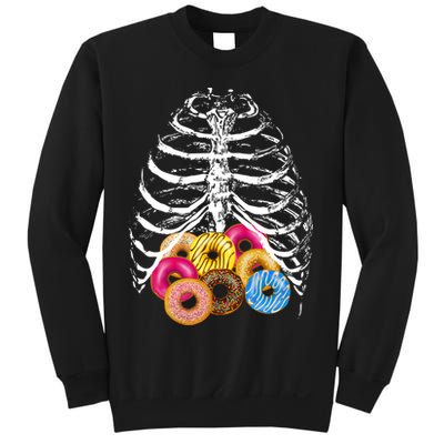 Skeleton Rib Cage Donuts Sweatshirt