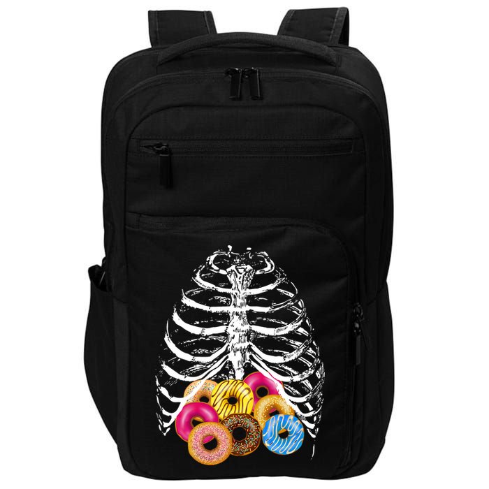 Skeleton Rib Cage Donuts Impact Tech Backpack