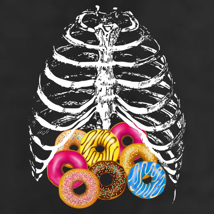 Skeleton Rib Cage Donuts 15oz Campfire Ceramic Mug