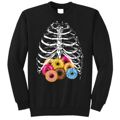 Skeleton Rib Cage Donuts Tall Sweatshirt