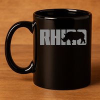 Save Rhino Clothing Rhino Rhinoceros 11oz C Handle Ceramic Mug
